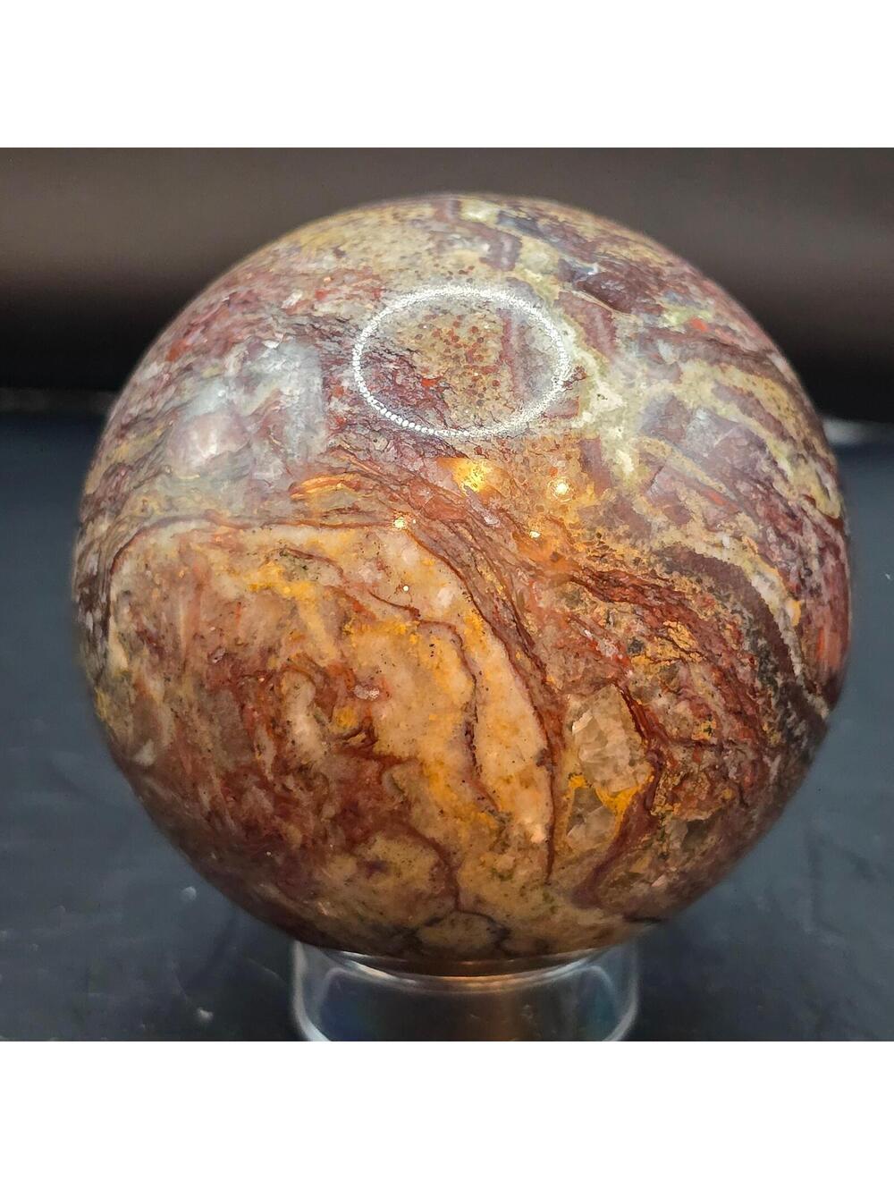 71. Ocean Jasper Sphere